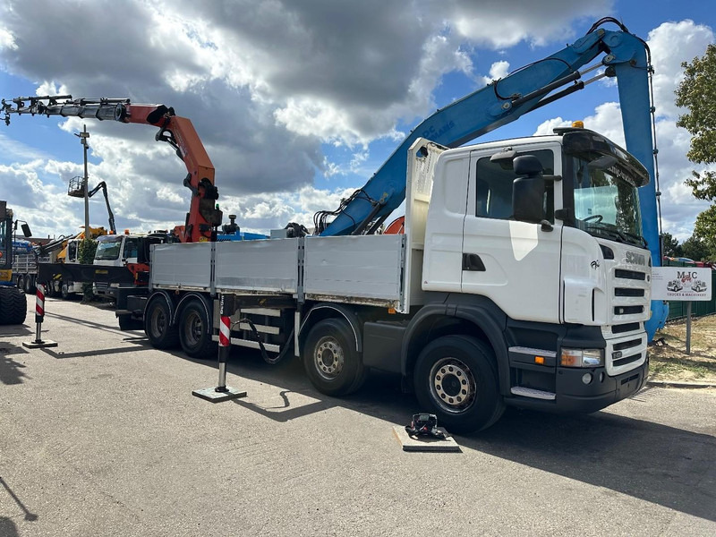 Scania R420 8x4 + CRANE PALFINGER PK44002 F (7x) + Rotator - 6m50 platform - Manual - - Φορτηγό με ανοιχτή καρότσα, Φορτηγό με γερανό: φωτογραφία 2 Scania R420 8x4 + CRANE PALFINGER PK44002 F (7x) + Rotator - 6m50 platform - Manual - - Φορτηγό με ανοιχτή καρότσα, Φορτηγό με γερανό: φωτογραφία 2