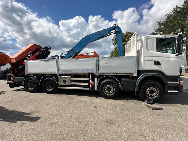 Scania R420 8x4 + CRANE PALFINGER PK44002 F (7x) + Rotator - 6m50 platform - Manual - - Φορτηγό με ανοιχτή καρότσα, Φορτηγό με γερανό: φωτογραφία 3 Scania R420 8x4 + CRANE PALFINGER PK44002 F (7x) + Rotator - 6m50 platform - Manual - - Φορτηγό με ανοιχτή καρότσα, Φορτηγό με γερανό: φωτογραφία 3