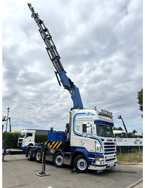 Scania R500 8x2 + CRANE 100Tm! PALFINGER PK100002 G 8x + 1 ME - RETARDER - ALCOA DURA BRIGHT - LIFT + STEERING - 5/6 HYDR F - TÜV 05/2026 - TOP CONDITION - Φορτηγό με γερανό: φωτογραφία 5 Scania R500 8x2 + CRANE 100Tm! PALFINGER PK100002 G 8x + 1 ME - RETARDER - ALCOA DURA BRIGHT - LIFT + STEERING - 5/6 HYDR F - TÜV 05/2026 - TOP CONDITION - Φορτηγό με γερανό: φωτογραφία 5
