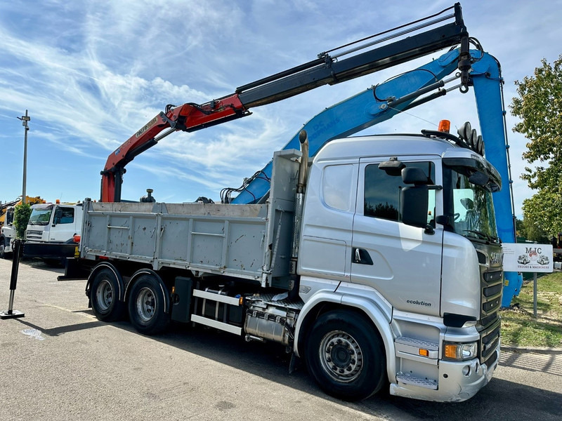 Scania R520 6x4 TRACTOR + TIPPER + CRANE PALFINGER PK 15002 A - RETARDER - *FULL AIR* - EUR 6 - BE TRUCK - Τράκτορας: φωτογραφία 5 Scania R520 6x4 TRACTOR + TIPPER + CRANE PALFINGER PK 15002 A - RETARDER - *FULL AIR* - EUR 6 - BE TRUCK - Τράκτορας: φωτογραφία 5