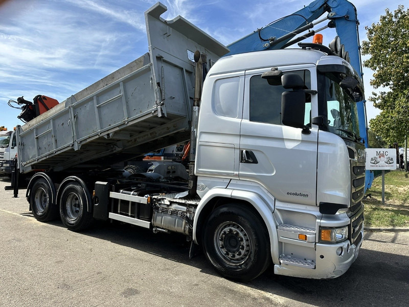 Scania R520 6x4 TRACTOR + TIPPER + CRANE PALFINGER PK 15002 A - RETARDER - *FULL AIR* - EUR 6 - BE TRUCK - Τράκτορας: φωτογραφία 1 Scania R520 6x4 TRACTOR + TIPPER + CRANE PALFINGER PK 15002 A - RETARDER - *FULL AIR* - EUR 6 - BE TRUCK - Τράκτορας: φωτογραφία 1