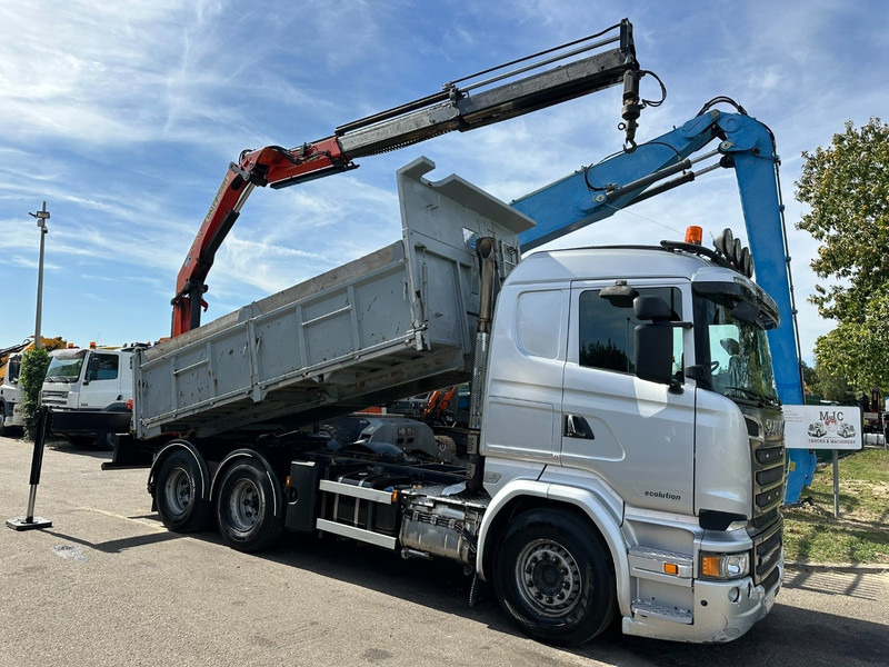 Scania R520 6x4 TRACTOR + TIPPER + CRANE PALFINGER PK 15002 A - RETARDER - *FULL AIR* - EUR 6 - BE TRUCK - Τράκτορας: φωτογραφία 3 Scania R520 6x4 TRACTOR + TIPPER + CRANE PALFINGER PK 15002 A - RETARDER - *FULL AIR* - EUR 6 - BE TRUCK - Τράκτορας: φωτογραφία 3