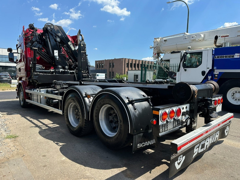 Scania R580 6X2 V8 HOOKLIFT + CRANE HIAB 211 E-4 HIPRO - ROTATOR - RETARDER - ALCOA ALU - RADIO - NL TRUCK - Φορτηγό φόρτωσης γάντζου, Φορτηγό με γερανό: φωτογραφία 5 Scania R580 6X2 V8 HOOKLIFT + CRANE HIAB 211 E-4 HIPRO - ROTATOR - RETARDER - ALCOA ALU - RADIO - NL TRUCK - Φορτηγό φόρτωσης γάντζου, Φορτηγό με γερανό: φωτογραφία 5
