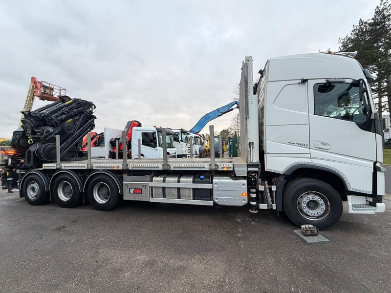 Volvo FH 420 8x4 TRIDEM + (31m!) CRANE HIAB 858 E-7 + JIB X-5 + WINCH - 114.000km - BE TRUCK - Φορτηγό με γερανό: φωτογραφία 5 Volvo FH 420 8x4 TRIDEM + (31m!) CRANE HIAB 858 E-7 + JIB X-5 + WINCH - 114.000km - BE TRUCK - Φορτηγό με γερανό: φωτογραφία 5