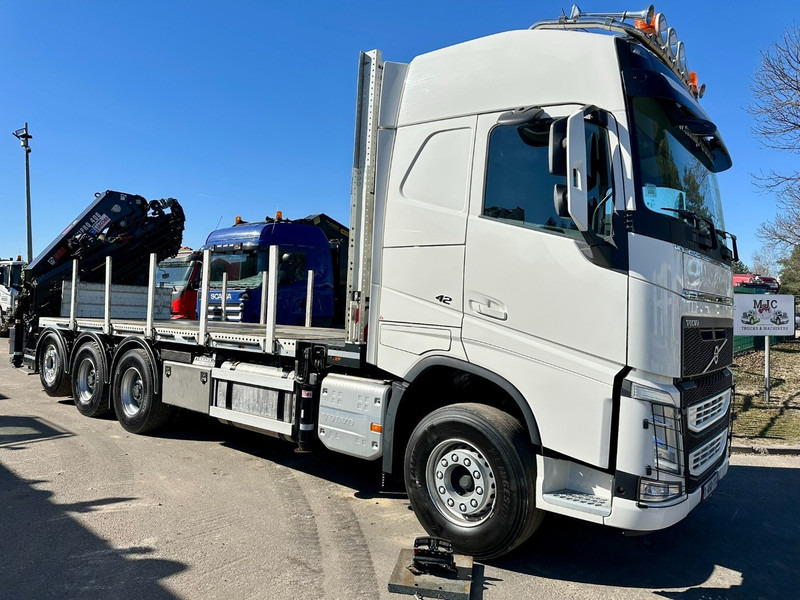Volvo FH 420 8x4 TRIDEM + KRAAN HIAB 408 E-8 HIPRO + WINCH - 63.000km ONLY - CREWCAB 4 SEATER - PLATFORM 7m - TOP CONDITION - Φορτηγό με ανοιχτή καρότσα, Φορτηγό με γερανό: φωτογραφία 1 Volvo FH 420 8x4 TRIDEM + KRAAN HIAB 408 E-8 HIPRO + WINCH - 63.000km ONLY - CREWCAB 4 SEATER - PLATFORM 7m - TOP CONDITION - Φορτηγό με ανοιχτή καρότσα, Φορτηγό με γερανό: φωτογραφία 1