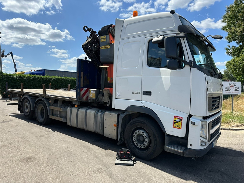Volvo FH 500 6X2 + CRANE PALFINGER PK50002 E 6x - RETARDER - PLATFORM 6m20 - TWISTLOCKS 20' - 561.000km - EURO 5 - Φορτηγό με γερανό: φωτογραφία 2 Volvo FH 500 6X2 + CRANE PALFINGER PK50002 E 6x - RETARDER - PLATFORM 6m20 - TWISTLOCKS 20' - 561.000km - EURO 5 - Φορτηγό με γερανό: φωτογραφία 2