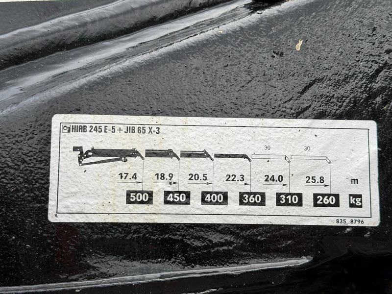 Φορτηγό με γερανό Volvo FM 300 6x4 + (25.8m!) CRANE HIAB 245 E-5 + JIB 65 X-3 + 2 ME - *228.000km* - MANUAL - A/C - EURO 3 - BELGIAN TRUCK: φωτογραφία 8