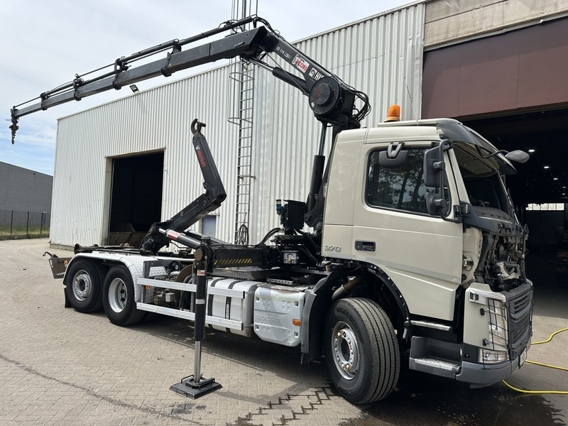 Volvo FM 370 6x2 HOOKLIFT 21T + CRANE HIAB 144 E-4 HIDUO - ENGINE / GEARBOX OK - CHASSIS OK - RUNNING + DRIVING - BE TRUCK - Φορτηγό φόρτωσης γάντζου, Φορτηγό με γερανό: φωτογραφία 1 Volvo FM 370 6x2 HOOKLIFT 21T + CRANE HIAB 144 E-4 HIDUO - ENGINE / GEARBOX OK - CHASSIS OK - RUNNING + DRIVING - BE TRUCK - Φορτηγό φόρτωσης γάντζου, Φορτηγό με γερανό: φωτογραφία 1