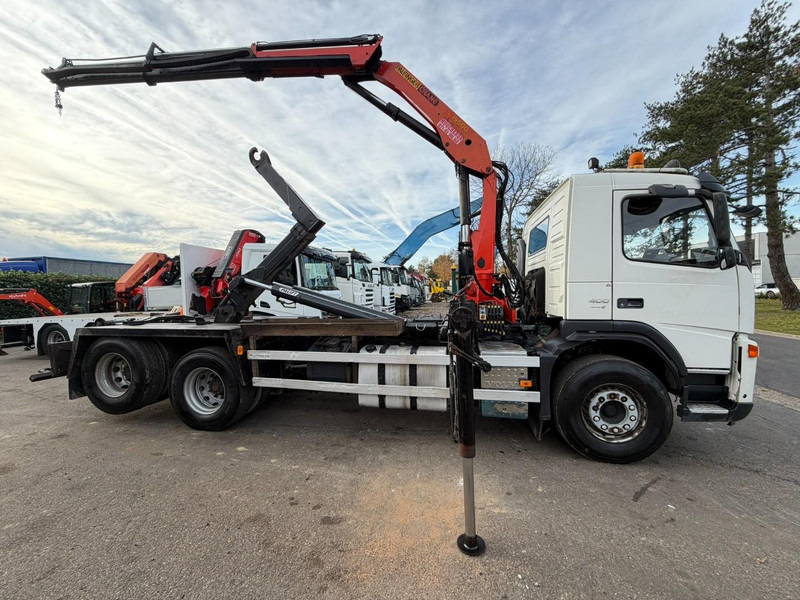 Volvo FM 400 6x2 HOOKLIFT + CRANE PALFINGER PK 15500 B (2x) - 5/6 F - MANUAL - EURO 4 - BE TRUCK - Φορτηγό φόρτωσης γάντζου, Φορτηγό με γερανό: φωτογραφία 5 Volvo FM 400 6x2 HOOKLIFT + CRANE PALFINGER PK 15500 B (2x) - 5/6 F - MANUAL - EURO 4 - BE TRUCK - Φορτηγό φόρτωσης γάντζου, Φορτηγό με γερανό: φωτογραφία 5