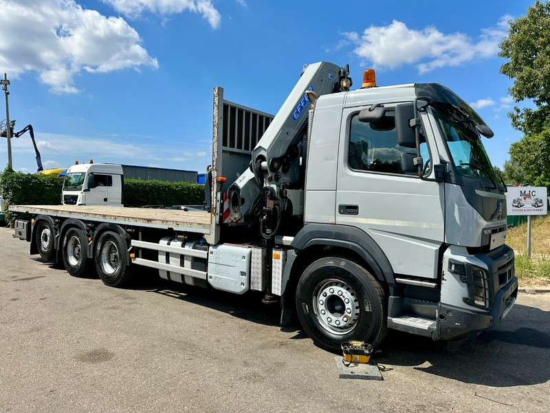 Volvo FMX 330 8x4 TRIDEM PRITSCHE + KRAN EFFER 265 / 6S - PLATFORM 7m50 - EURO 6 - RADIO - *473.000km* - TÜV 05/2026 - BE TRUCK - Φορτηγό με ανοιχτή καρότσα, Φορτηγό με γερανό: φωτογραφία 1 Volvo FMX 330 8x4 TRIDEM PRITSCHE + KRAN EFFER 265 / 6S - PLATFORM 7m50 - EURO 6 - RADIO - *473.000km* - TÜV 05/2026 - BE TRUCK - Φορτηγό με ανοιχτή καρότσα, Φορτηγό με γερανό: φωτογραφία 1