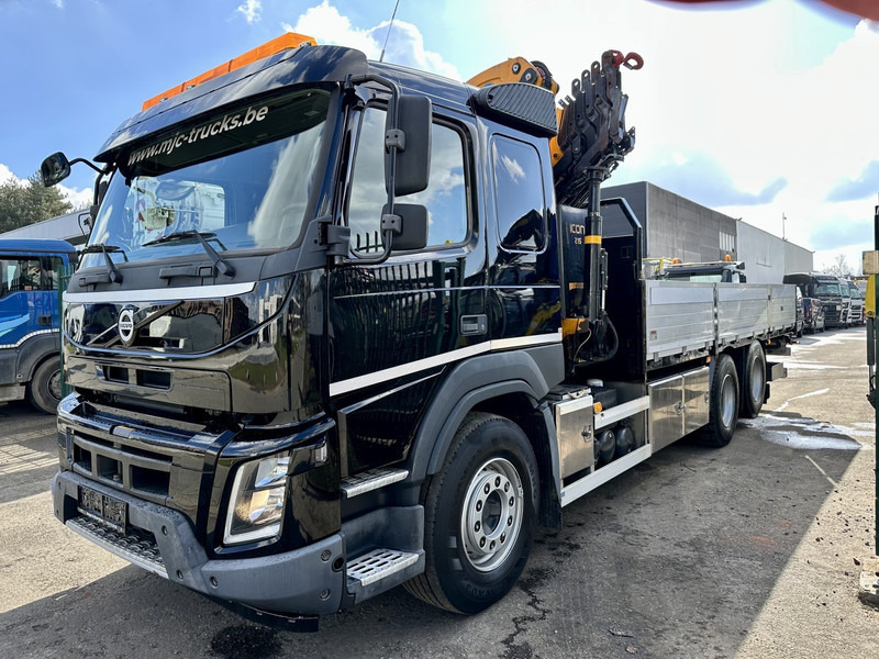Volvo FMX 370 6x2 PLATFORM 6M35 + CRANE EFFER 215/6S -*127.000km* - LIFT AXLE - DOUBLE WHEELS - I SHIFT - EURO 6 - BE PAPERS - Φορτηγό με γερανό: φωτογραφία 4 Volvo FMX 370 6x2 PLATFORM 6M35 + CRANE EFFER 215/6S -*127.000km* - LIFT AXLE - DOUBLE WHEELS - I SHIFT - EURO 6 - BE PAPERS - Φορτηγό με γερανό: φωτογραφία 4