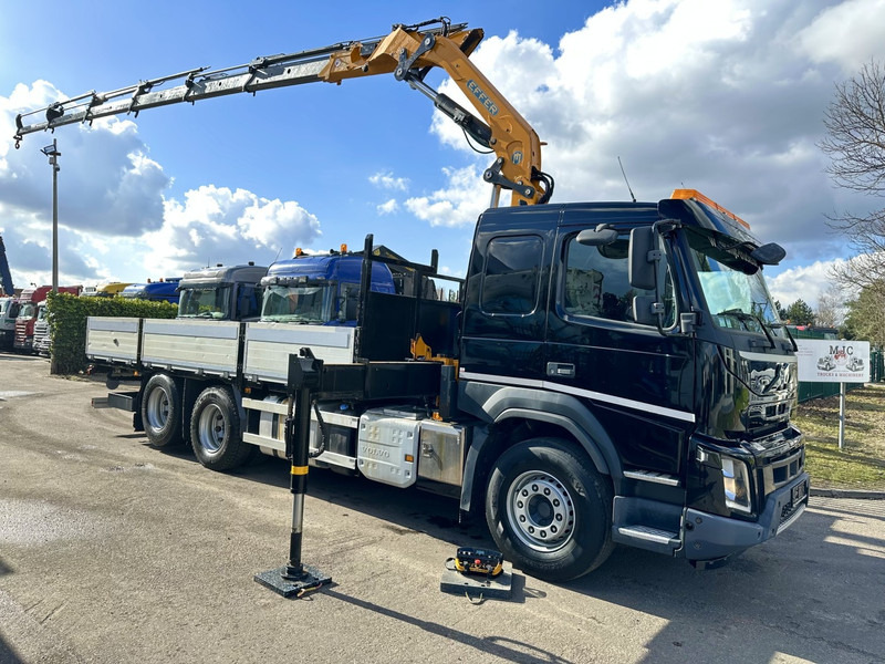 Volvo FMX 370 6x2 PRITSCHE 6M35 + KRAN EFFER 215/6S -*127.000km* - LIFT AXLE - DOUBLE WHEELS - I SHIFT - EURO 6 - BE PAPERS - Φορτηγό με ανοιχτή καρότσα, Φορτηγό με γερανό: φωτογραφία 2 Volvo FMX 370 6x2 PRITSCHE 6M35 + KRAN EFFER 215/6S -*127.000km* - LIFT AXLE - DOUBLE WHEELS - I SHIFT - EURO 6 - BE PAPERS - Φορτηγό με ανοιχτή καρότσα, Φορτηγό με γερανό: φωτογραφία 2