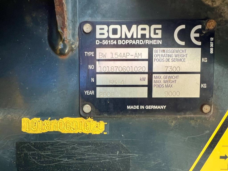 Οδοστρωτήρας Bomag BW154AP-AM: φωτογραφία 14