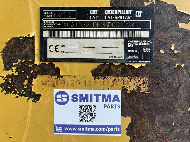 Cat 321D LCR - Ερπυστριοφόρος εκσκαφέας: φωτογραφία 3 Cat 321D LCR - Ερπυστριοφόρος εκσκαφέας: φωτογραφία 3