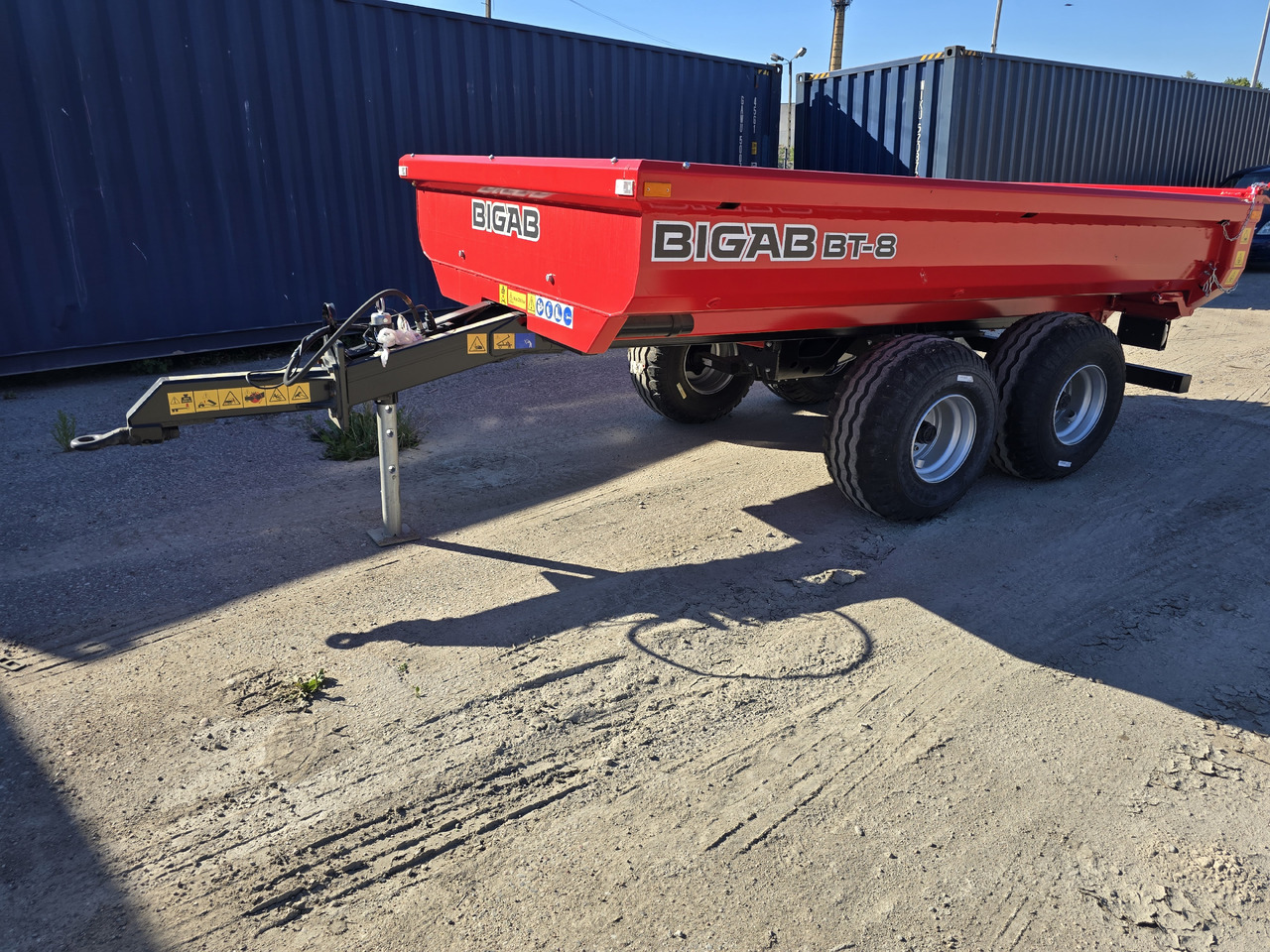 BIGAB BT-8 HARDOX - Ανατρεπόμενη ρυμούλκα για τρακτέρ: φωτογραφία 1 BIGAB BT-8 HARDOX - Ανατρεπόμενη ρυμούλκα για τρακτέρ: φωτογραφία 1