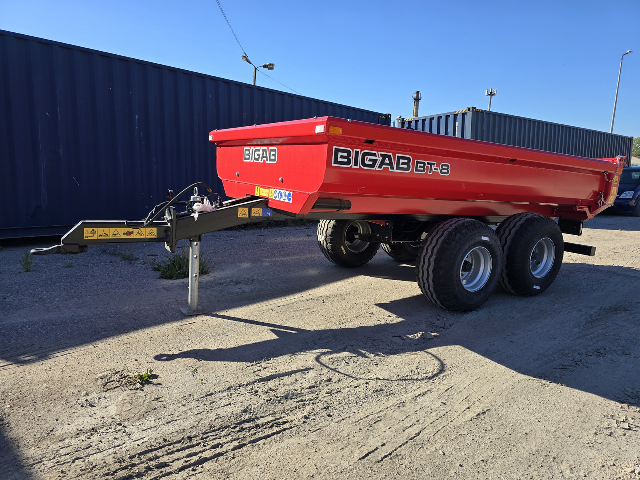 BIGAB BT-8 HARDOX - Ανατρεπόμενη ρυμούλκα για τρακτέρ: φωτογραφία 3 BIGAB BT-8 HARDOX - Ανατρεπόμενη ρυμούλκα για τρακτέρ: φωτογραφία 3