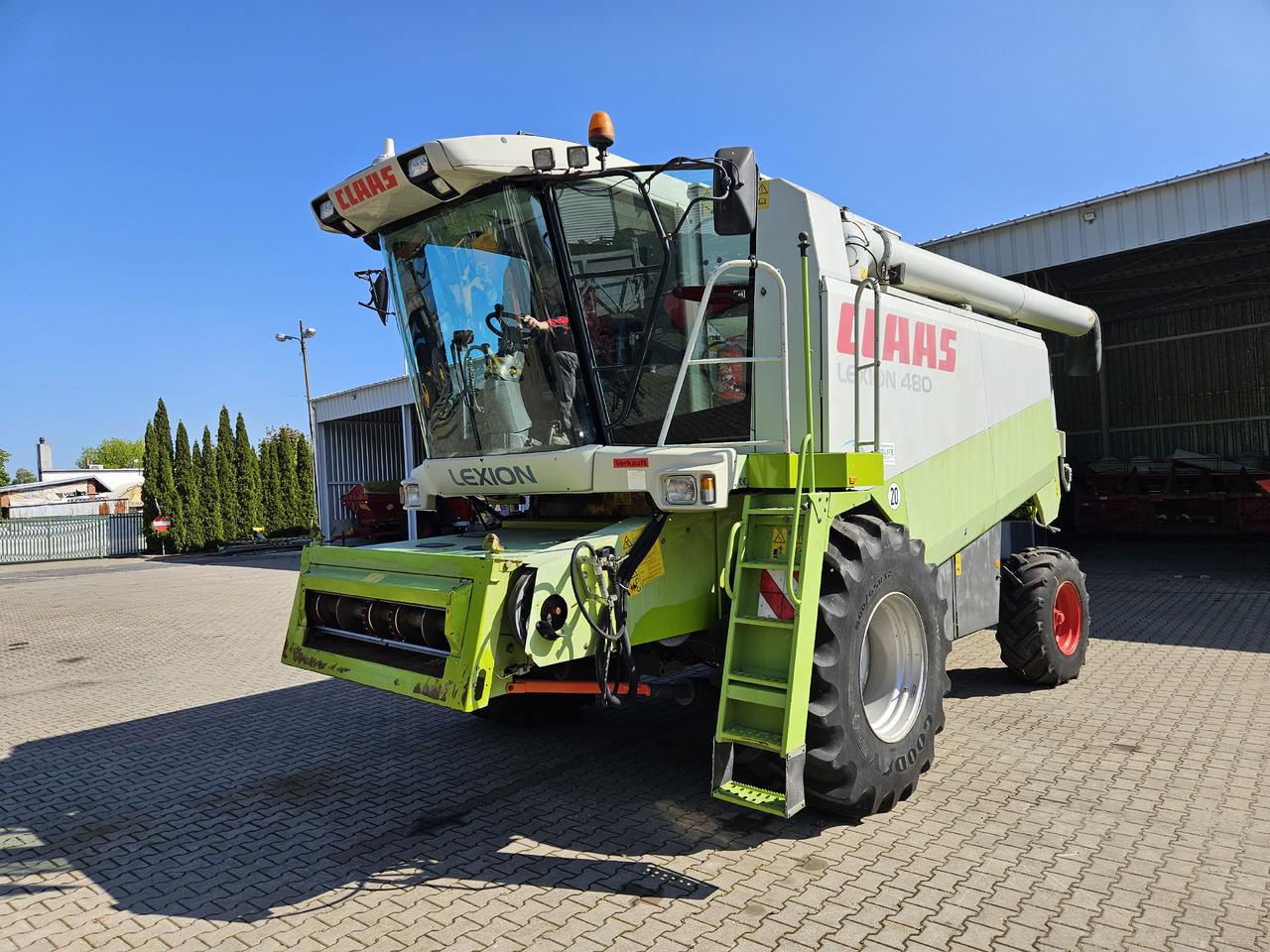 Claas Lexion 480 - Θεριζοαλωνιστική μηχανή: φωτογραφία 2 Claas Lexion 480 - Θεριζοαλωνιστική μηχανή: φωτογραφία 2