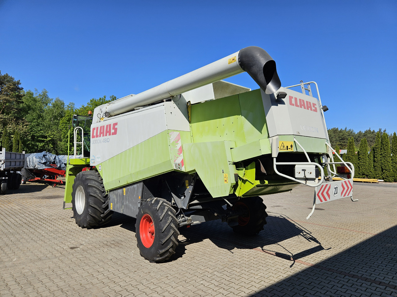 Claas Lexion 480 - Θεριζοαλωνιστική μηχανή: φωτογραφία 3 Claas Lexion 480 - Θεριζοαλωνιστική μηχανή: φωτογραφία 3