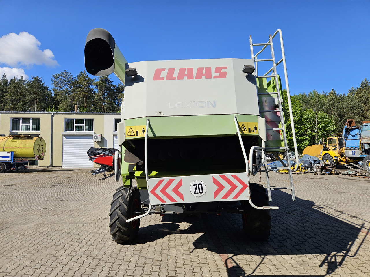 Claas Lexion 480 - Θεριζοαλωνιστική μηχανή: φωτογραφία 4 Claas Lexion 480 - Θεριζοαλωνιστική μηχανή: φωτογραφία 4
