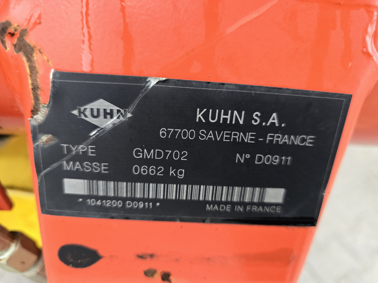 Kuhn GMD 702 - Χορτοκοπτικό: φωτογραφία 3 Kuhn GMD 702 - Χορτοκοπτικό: φωτογραφία 3