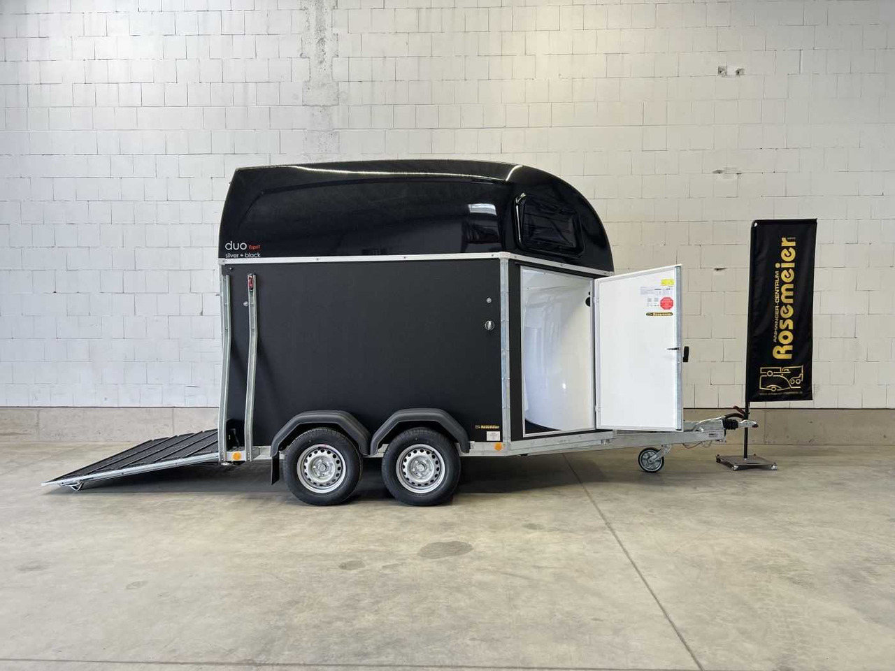 BOECKMANN Duo Esprit silv+bl SK TrS 100 Pferdeanhänger - Τρέιλερ μεταφοράς αλόγων: φωτογραφία 1 BOECKMANN Duo Esprit silv+bl SK TrS 100 Pferdeanhänger - Τρέιλερ μεταφοράς αλόγων: φωτογραφία 1