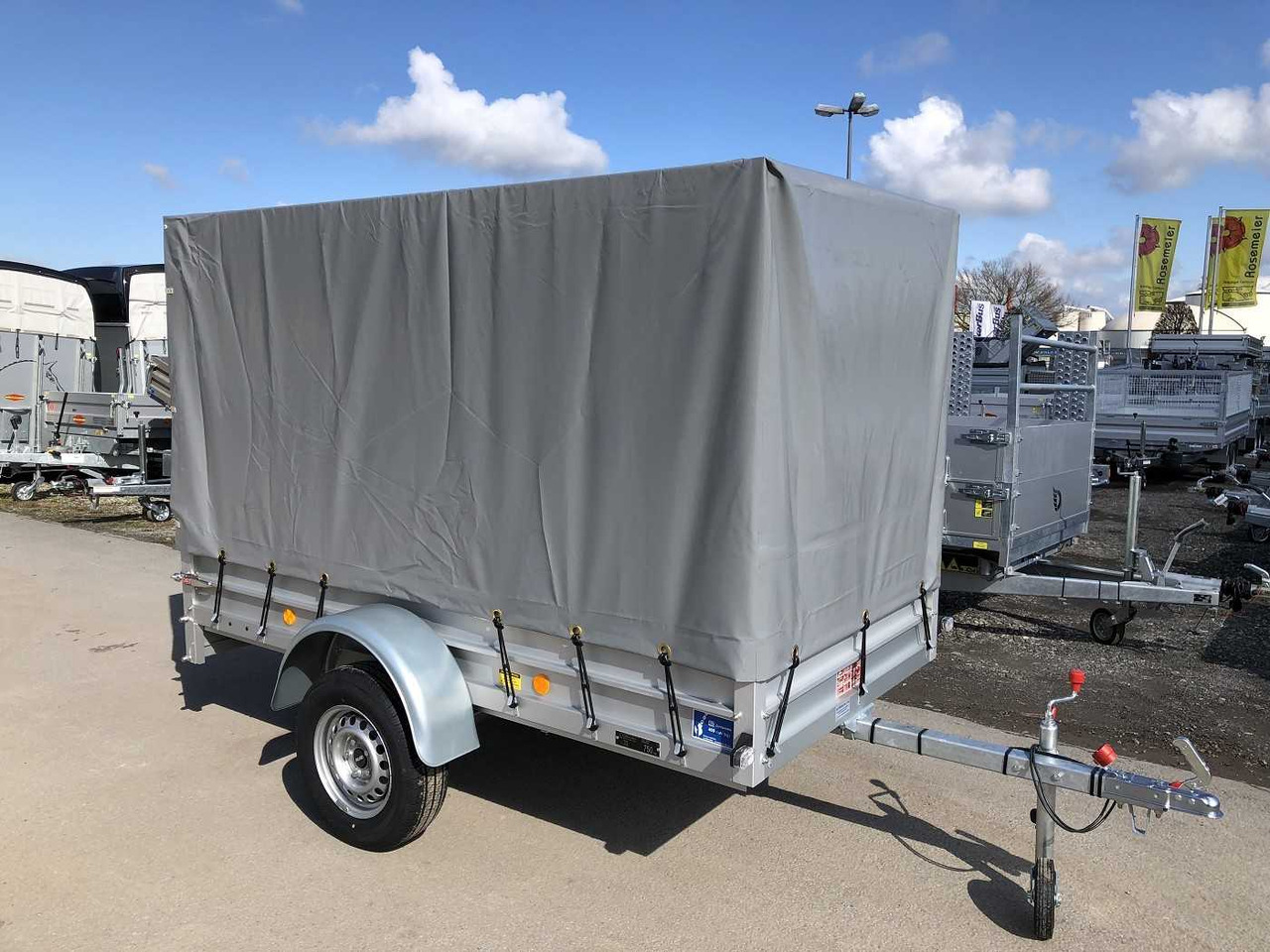 KOCH U4 mit Plane 1500 grau Kastenanhänger ungebremst - Ρυμούλκες αυτοκίνητο: φωτογραφία 3 KOCH U4 mit Plane 1500 grau Kastenanhänger ungebremst - Ρυμούλκες αυτοκίνητο: φωτογραφία 3