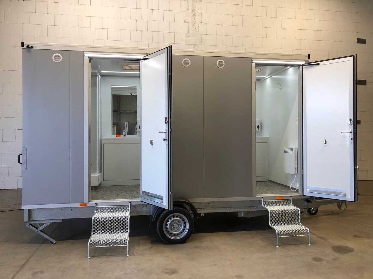 Καινούριο Σπίτι εμπορευματοκιβωτία, Τρέιλερ ROSEMEIER VE Badanhänger + separates WC Toilettenanhänger: φωτογραφία 1