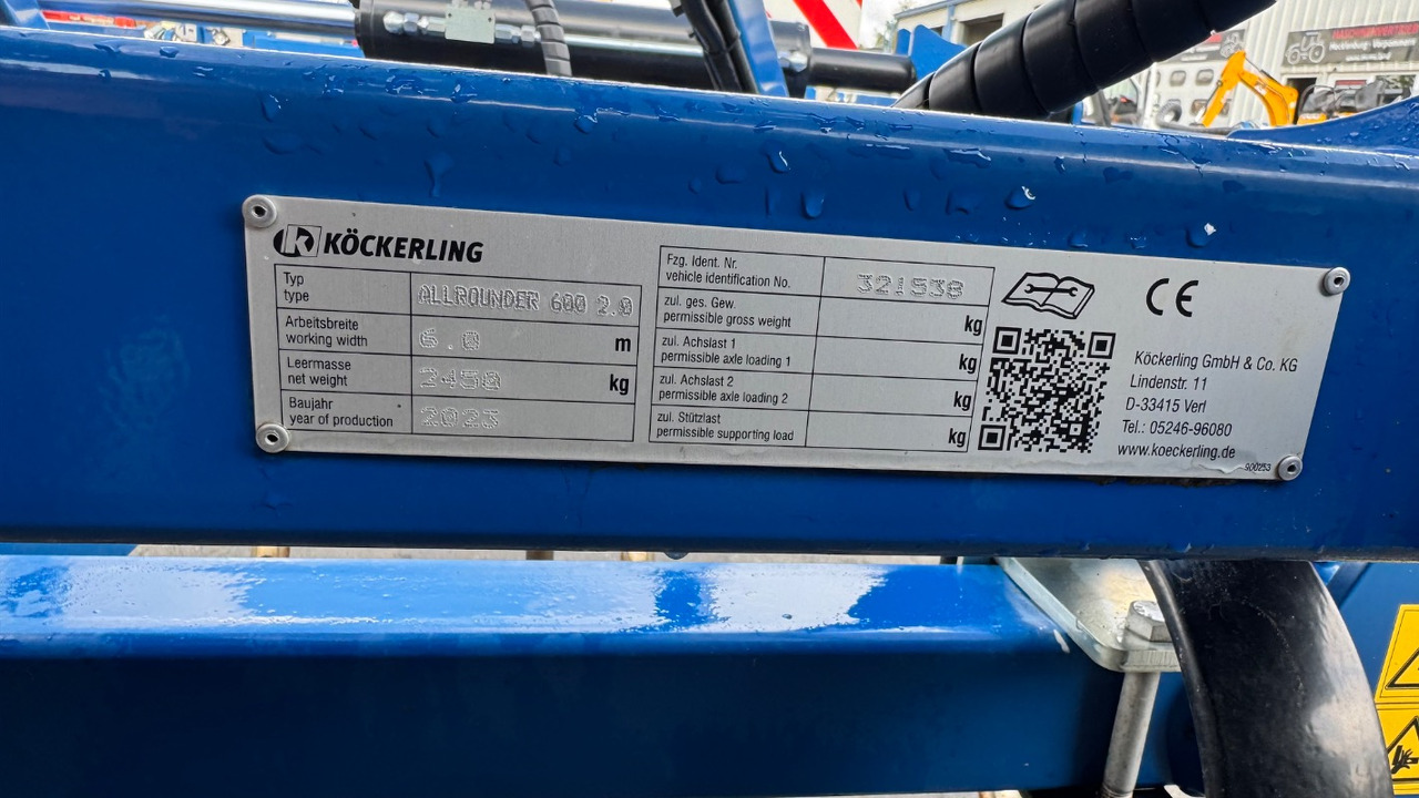 Köckerling Allrounder Classic 600 2.0 Vorführgerät - Καλλιεργητής: φωτογραφία 2 Köckerling Allrounder Classic 600 2.0 Vorführgerät - Καλλιεργητής: φωτογραφία 2
