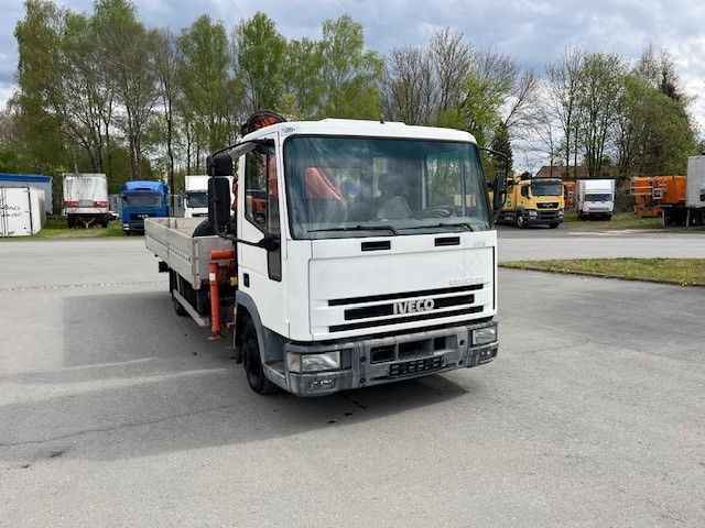 Iveco ML 75 E Pritsche mit Atlas Ladekran 60.1 - Φορτηγό με ανοιχτή καρότσα, Φορτηγό με γερανό: φωτογραφία 5 Iveco ML 75 E Pritsche mit Atlas Ladekran 60.1 - Φορτηγό με ανοιχτή καρότσα, Φορτηγό με γερανό: φωτογραφία 5