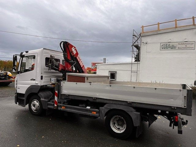 Mercedes-Benz Atego 818 mit Ladekran - Φορτηγό με γερανό: φωτογραφία 3 Mercedes-Benz Atego 818 mit Ladekran - Φορτηγό με γερανό: φωτογραφία 3