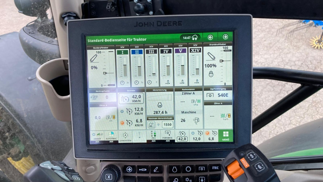 John Deere 6R 185 - Τρακτέρ: φωτογραφία 5 John Deere 6R 185 - Τρακτέρ: φωτογραφία 5