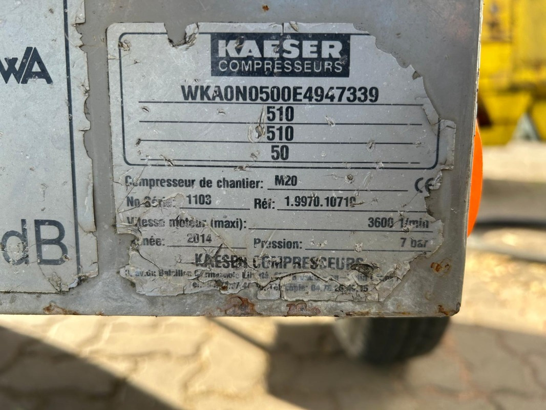 Αεροσυμπιεστής Kaeser M20 Baustellenkompressor: φωτογραφία 9
