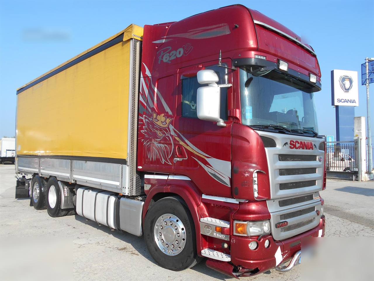 SCANIA R620 - Φορτηγό μουσαμάς: φωτογραφία 2 SCANIA R620 - Φορτηγό μουσαμάς: φωτογραφία 2