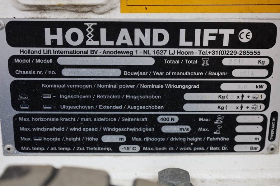 Ψαλιδωτό ανυψωτικό Holland Lift Ecostar HL-9710 Electric, 12m Working Height, 325k: φωτογραφία 6 Ψαλιδωτό ανυψωτικό Holland Lift Ecostar HL-9710 Electric, 12m Working Height, 325k: φωτογραφία 6