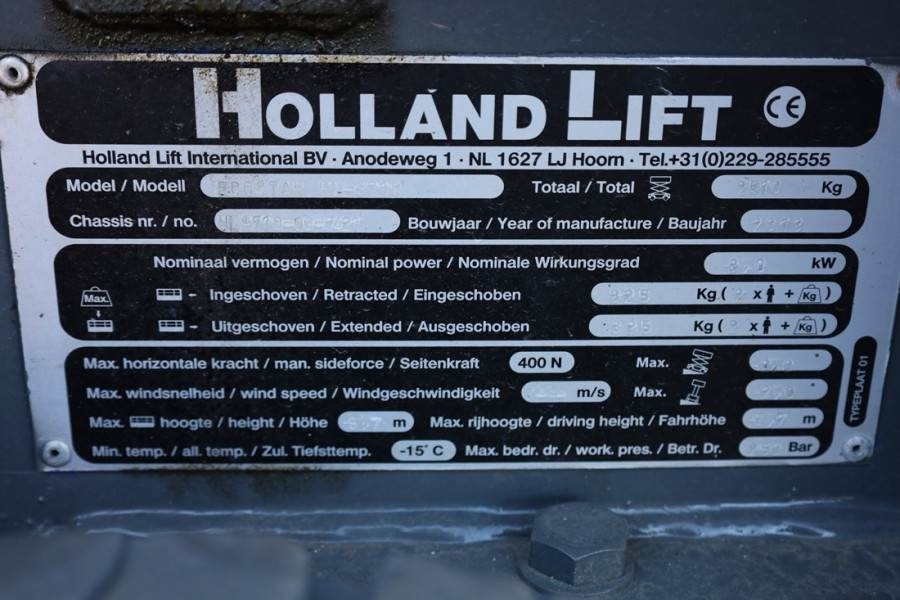 Ψαλιδωτό ανυψωτικό Holland Lift Ecostar HL-9710 Electric, 12m Working Height, 325k: φωτογραφία 6