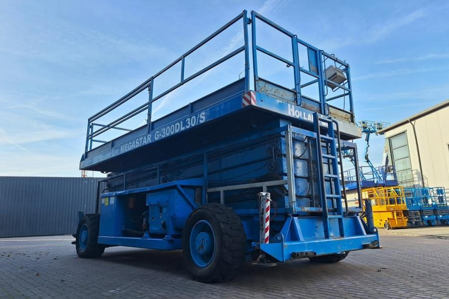 Ψαλιδωτό ανυψωτικό Holland Lift Megastar G300DL30/S Diesel, 4x4x4 Drive, 33.5m Wor: φωτογραφία 7