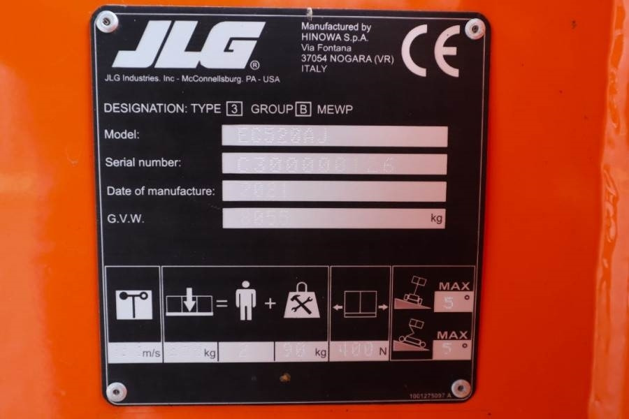 JLG EC520AJ Electric, 18m Working Height, 10.65m Reach - Καλαθοφόρο ανυψωτικό: φωτογραφία 4 JLG EC520AJ Electric, 18m Working Height, 10.65m Reach - Καλαθοφόρο ανυψωτικό: φωτογραφία 4