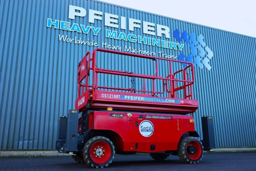 Magni DS1218RT Valid inspection, Diesel, 4x4 Drive, 12m - Ψαλιδωτό ανυψωτικό: φωτογραφία 1 Magni DS1218RT Valid inspection, Diesel, 4x4 Drive, 12m - Ψαλιδωτό ανυψωτικό: φωτογραφία 1