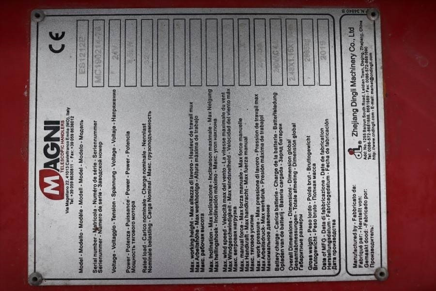 Ψαλιδωτό ανυψωτικό Magni ES1212E Valid inspection, *Guarantee! Electric, 12: φωτογραφία 9