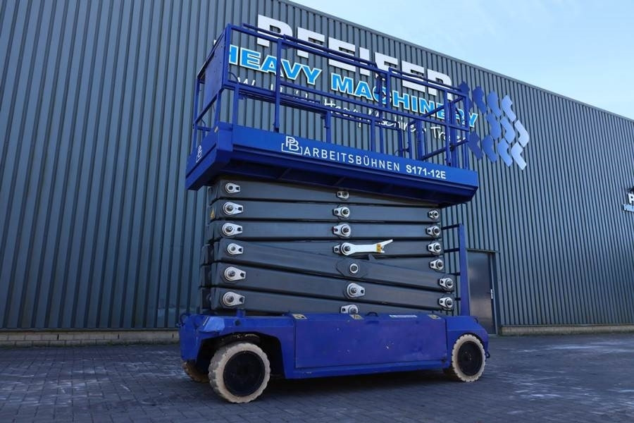 Ψαλιδωτό ανυψωτικό PB LIFT S171-12E Electric, 17.3m Working Height, 400k: φωτογραφία 1
