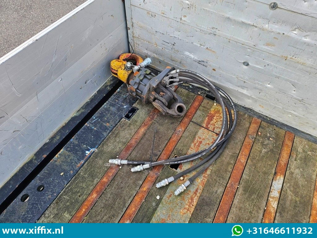 Επικαθήμενο με χαμηλό δάπεδο Floor 3-ass. Uitschuifbare semi dieplader met Hiab 22 ton/mtr. Kraan: φωτογραφία 12