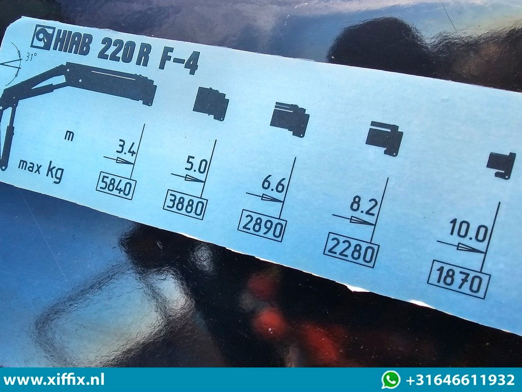 Επικαθήμενο με χαμηλό δάπεδο Floor 3-ass. Uitschuifbare semi dieplader met Hiab 22 ton/mtr. Kraan: φωτογραφία 8