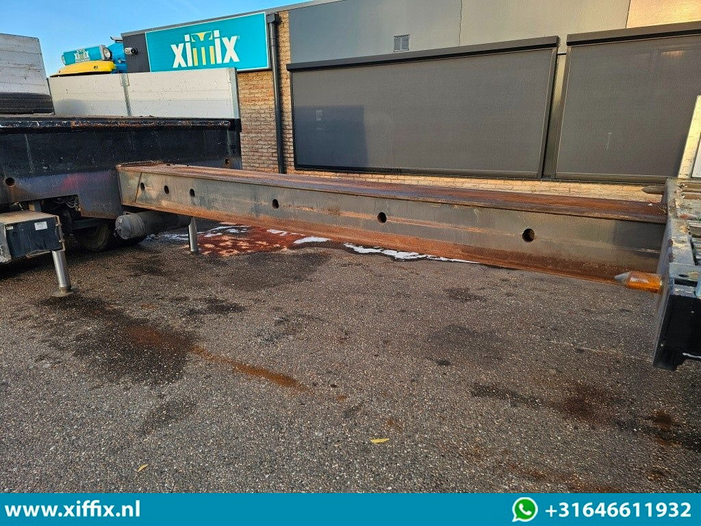 Επικαθήμενο με χαμηλό δάπεδο Floor 3-ass. Uitschuifbare semi dieplader met Hiab 22 ton/mtr. Kraan: φωτογραφία 9