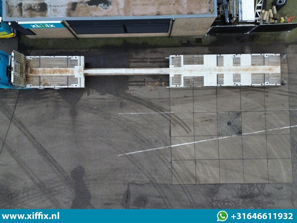 Kässbohrer 3-ass. Vlakke uitschuifbare Mega oplegger / Naloop gestuurd - Επικαθήμενο πλατφόρμα/ Καρότσα: φωτογραφία 3 Kässbohrer 3-ass. Vlakke uitschuifbare Mega oplegger / Naloop gestuurd - Επικαθήμενο πλατφόρμα/ Καρότσα: φωτογραφία 3