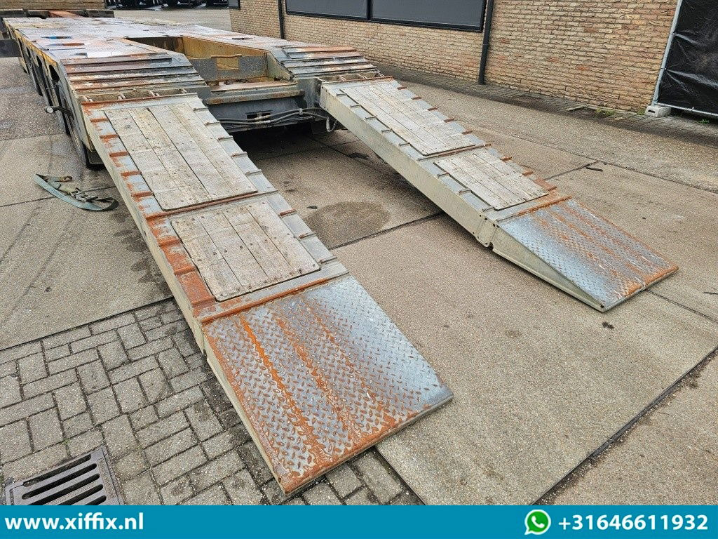 Επικαθήμενο με χαμηλό δάπεδο Lintrailers 5-ass. Uitschuifbare semi dieplader met hydr. Kleppen / 275 cm. Bree: φωτογραφία 13