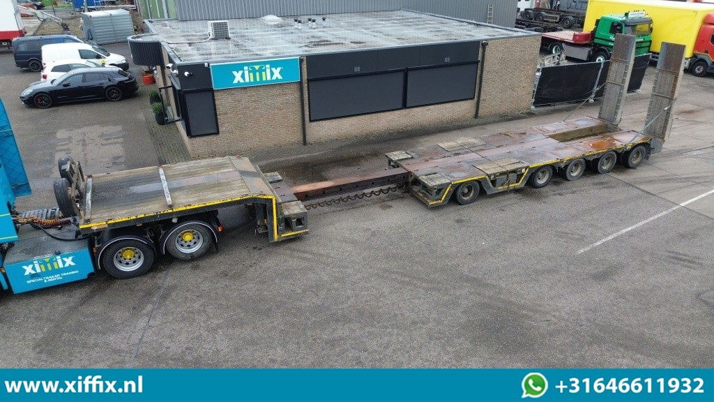 Lintrailers 5-ass. Uitschuifbare semi dieplader met hydr. Kleppen / 275 cm. Bree - Επικαθήμενο με χαμηλό δάπεδο: φωτογραφία 1 Lintrailers 5-ass. Uitschuifbare semi dieplader met hydr. Kleppen / 275 cm. Bree - Επικαθήμενο με χαμηλό δάπεδο: φωτογραφία 1