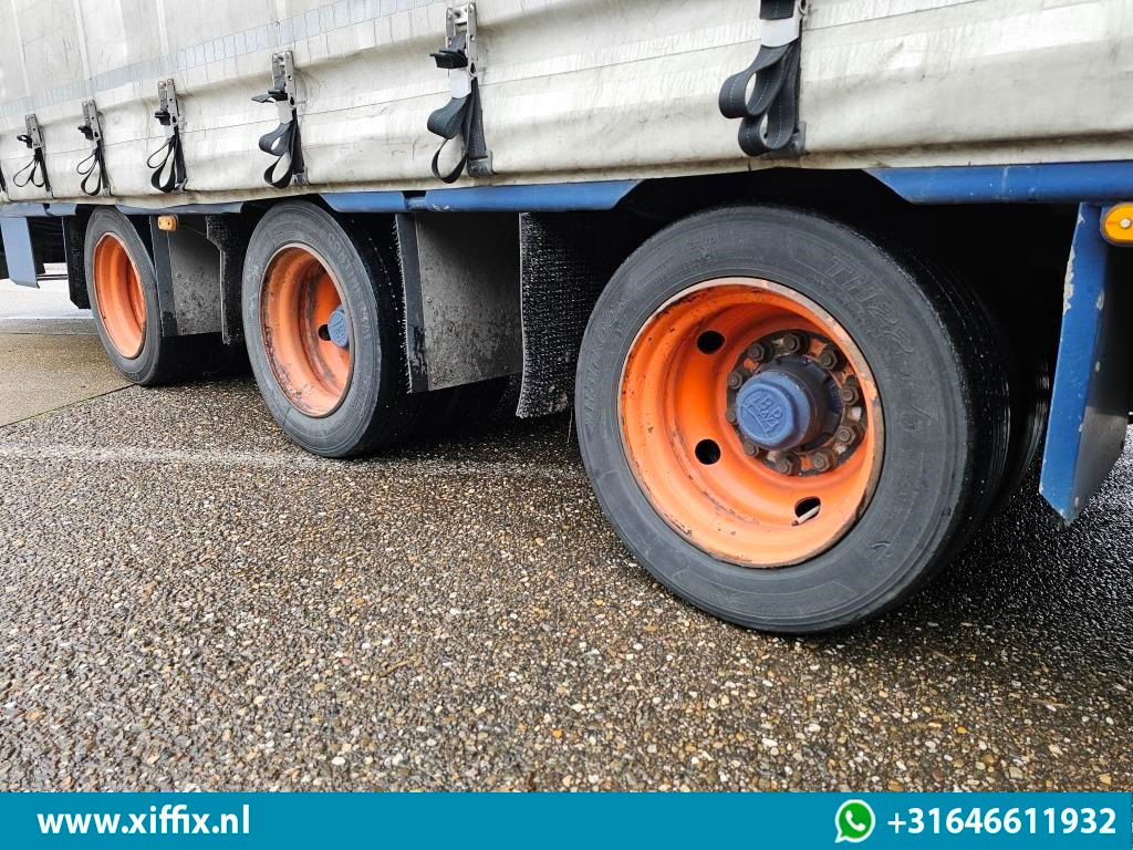 Επικαθήμενο με χαμηλό δάπεδο Meusburger 3-ass. Mega Semi dieplader met huifopbouw: φωτογραφία 9