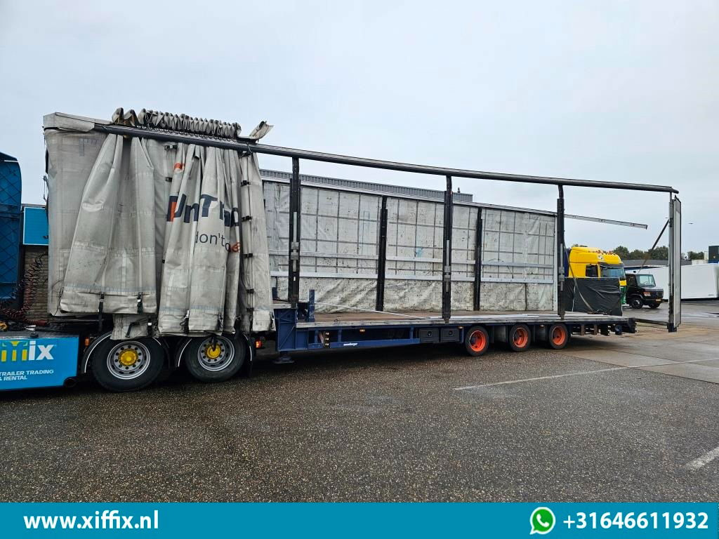 Επικαθήμενο με χαμηλό δάπεδο Meusburger 3-ass. Mega Semi dieplader met huifopbouw: φωτογραφία 8