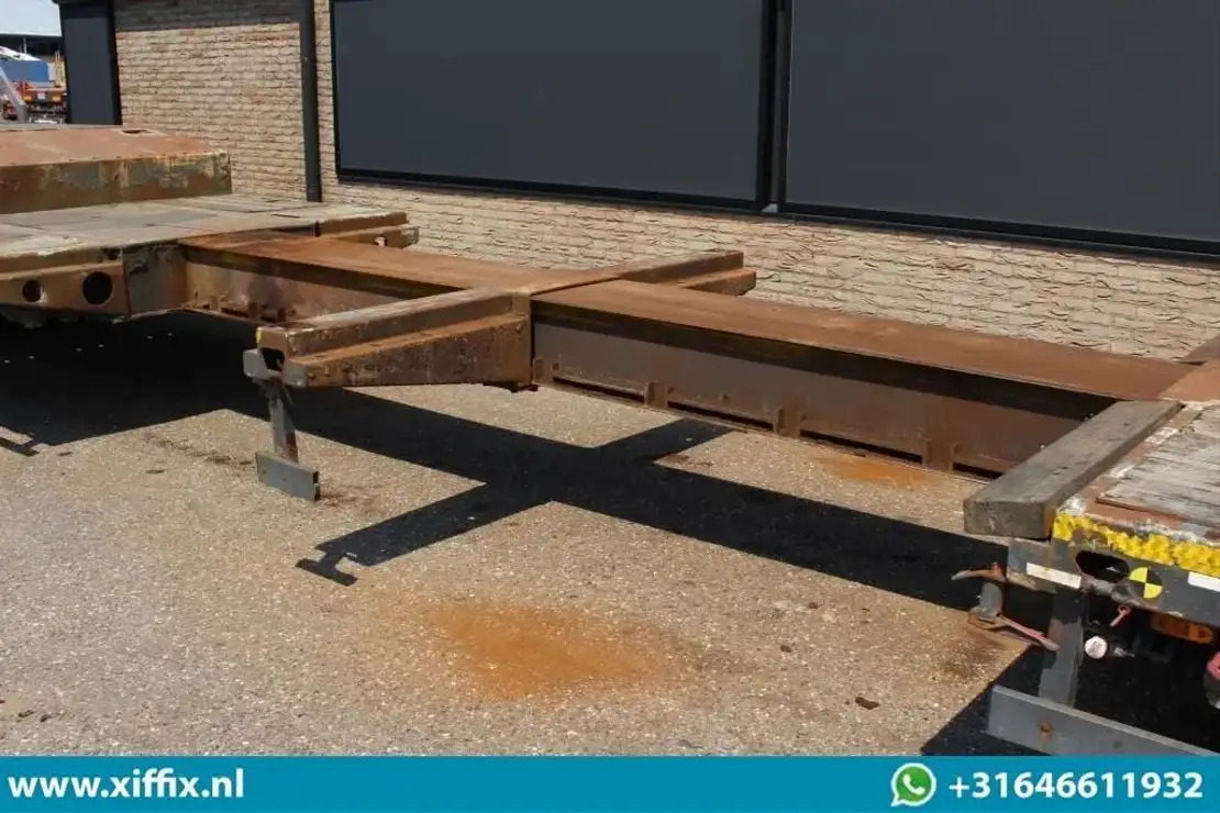 Meusburger 3-ass. Uitschuifbare semi dieplader met Alu. kleppen / Naloop gestuur - Επικαθήμενο με χαμηλό δάπεδο: φωτογραφία 5 Meusburger 3-ass. Uitschuifbare semi dieplader met Alu. kleppen / Naloop gestuur - Επικαθήμενο με χαμηλό δάπεδο: φωτογραφία 5