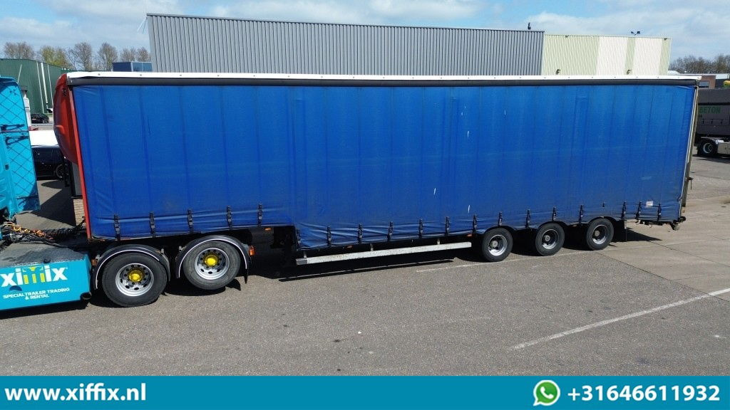 Nooteboom 3-ass. Semi dieplader met huifopbouw / Laadklep - Επικαθήμενο με χαμηλό δάπεδο: φωτογραφία 1 Nooteboom 3-ass. Semi dieplader met huifopbouw / Laadklep - Επικαθήμενο με χαμηλό δάπεδο: φωτογραφία 1
